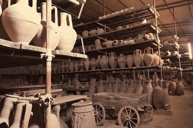 5 Hours Private and Guided Tour to Pompeii and Herculaneum with Archaeologist - Herculaneum: a smaller site with frescos, baths, and the ship