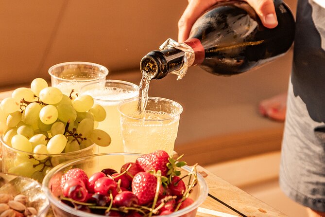 Aperitif on a boat at sunset in the Gulf of Naples - Gaiola and Nisida: Two Islands You’ll See, Not Step On