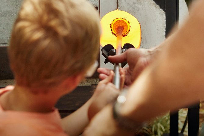 Blow your own glass bowl hosted by Glassblowing in the Garden - How the lesson flows: tools first, then shaping your bowl