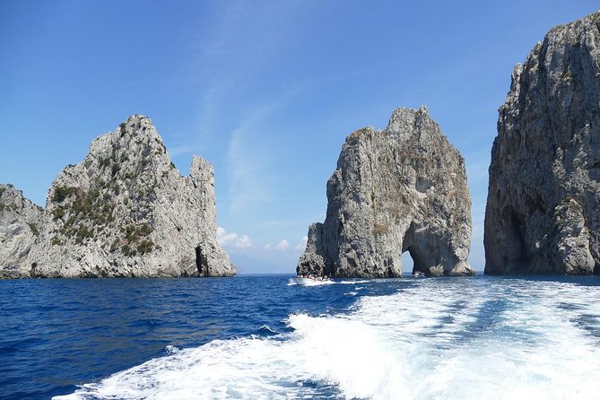 Capri Island, Blue Grotto and Positano Day Tour from Naples - Spiaggia Grande Marina Grande: a fast beach reset