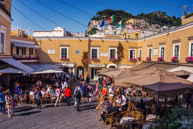 Capri Island Small Group Boat Tour from Naples with Light Lunch - Drinks, Lunch, and the Capri Caprese Sandwich