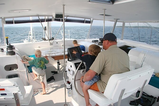 Catamaran Day Sail Shelling Excursion 42ft. Mainecat Cool Beans - Crew style and safety: what to expect from how they run the boat