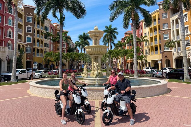 Electric Moped Tour of Naples Florida Family Fun and Easy To Ride - Price and time: what $70 buys you