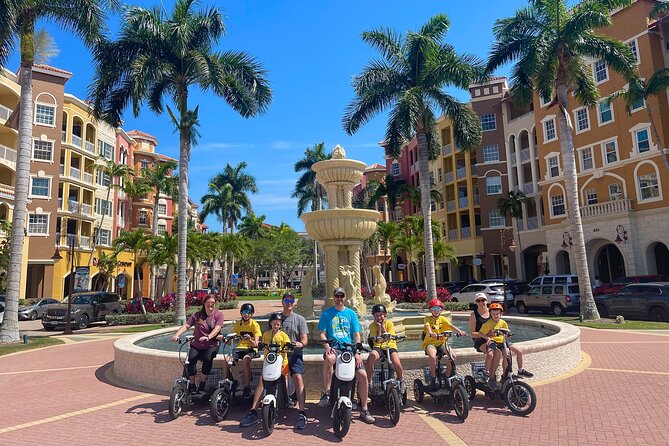Electric Moped Tour of Naples Florida Family Fun and Easy To Ride - Port Royal luxury views and the Naples Pier stretch