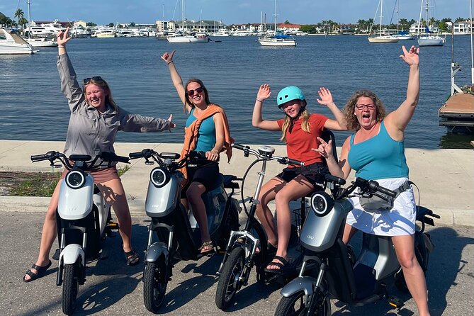 Electric Moped Tour of Naples Florida Family Fun and Easy To Ride - Getting set up: where you meet and what comes included