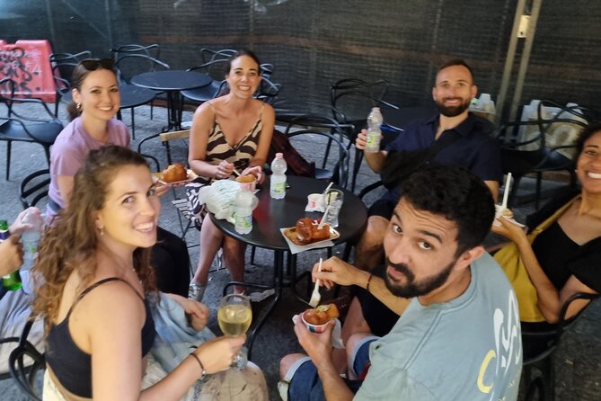 Food Tour of Naples with Davide - Stop 3: Piazza del Gesù Nuovo, Piazza San Domenico Maggiore, and War-Era Context