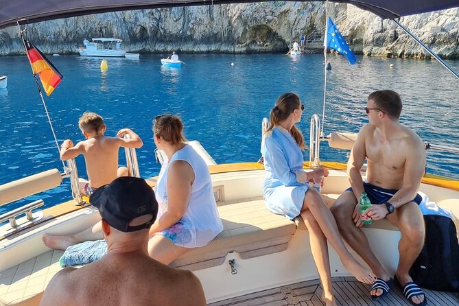From Castellammare di Stabia: Capri Blue Grotto Boat Day Tour - Boat day basics: small group, guided, and well-stocked