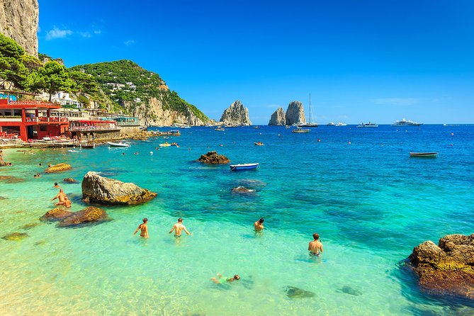 From Naples: Capri and Anacapri Small Group Tour + Ferry - Capri’s Piazzetta time: shopping break with real local texture