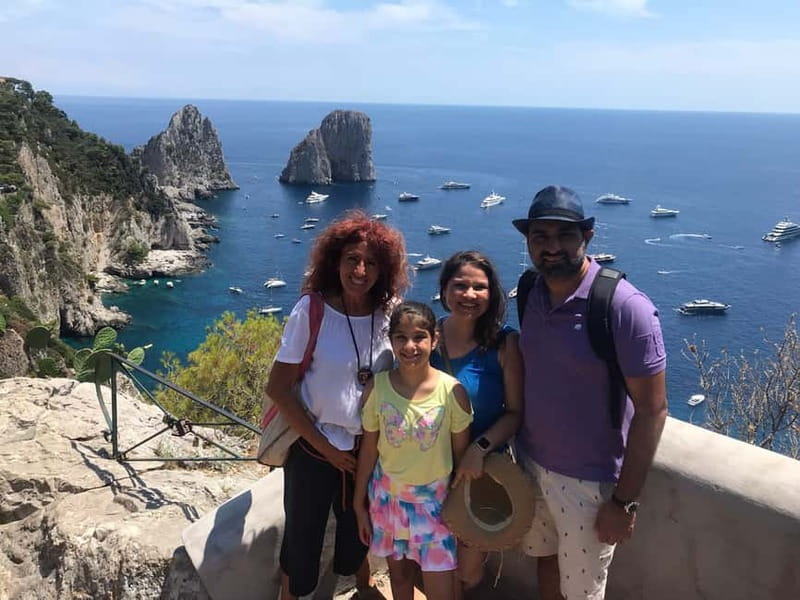 From Naples: Explore Capri with Chairlift Experience - Optional boat ride: Faraglioni and the grottos in one planned window