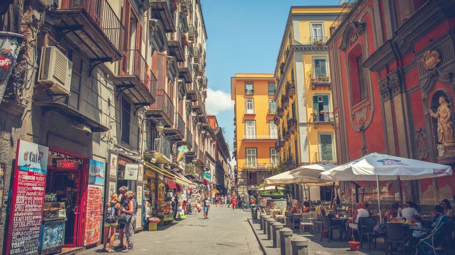 From Naples: Half-Day City Walking & Bus Tour Gulf of Naples - Spaccanapoli: Greek-origin street energy in real time