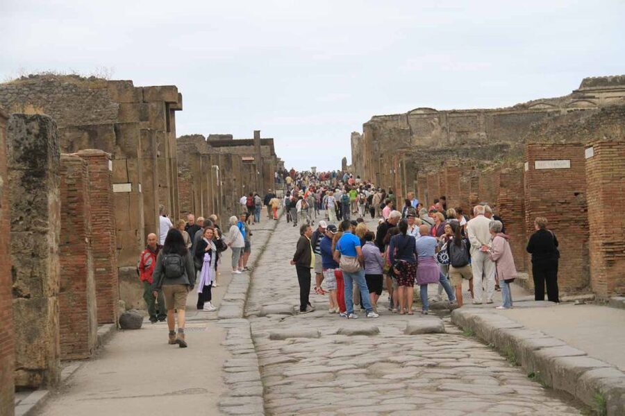 From Naples: Herculaneum, Mount Vesuvius & Pompeii Day Trip - What the onboard host does, and what site guides are not included