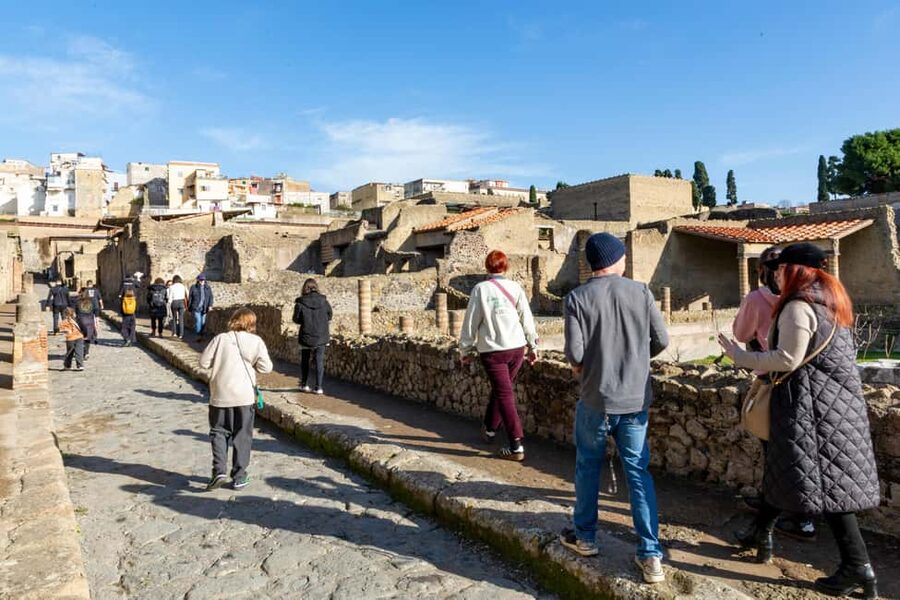From Naples: Herculaneum Skip-the-Line Guided Tour - Naples pickup, coach ride, and how the timing works