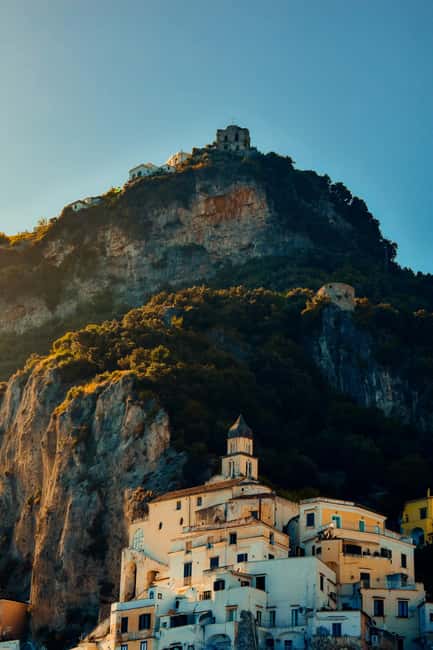 From Naples or Sorrento: Amalfi Coast Tour with a visit to Amalfi - Long-Tail Boat Ride Option: 40 Minutes on the Water