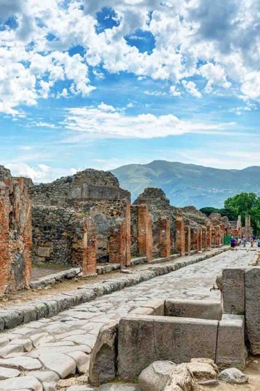 From Naples: Pompeii & Amalfi Coast Tour with Ticket Option - Pompeii’s Big Rooms: Theater, Baths, and Homes You Can Read