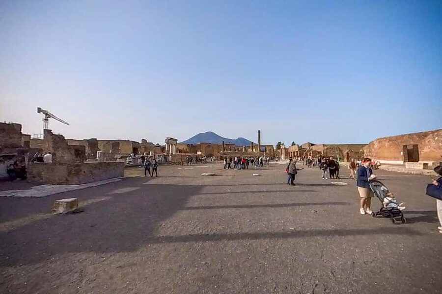 From Naples: Pompeii Guided Tour, Skip-the-Line & Transport - Beyond the Three Big Stops: Houses, Temples, Theaters, Frescoes