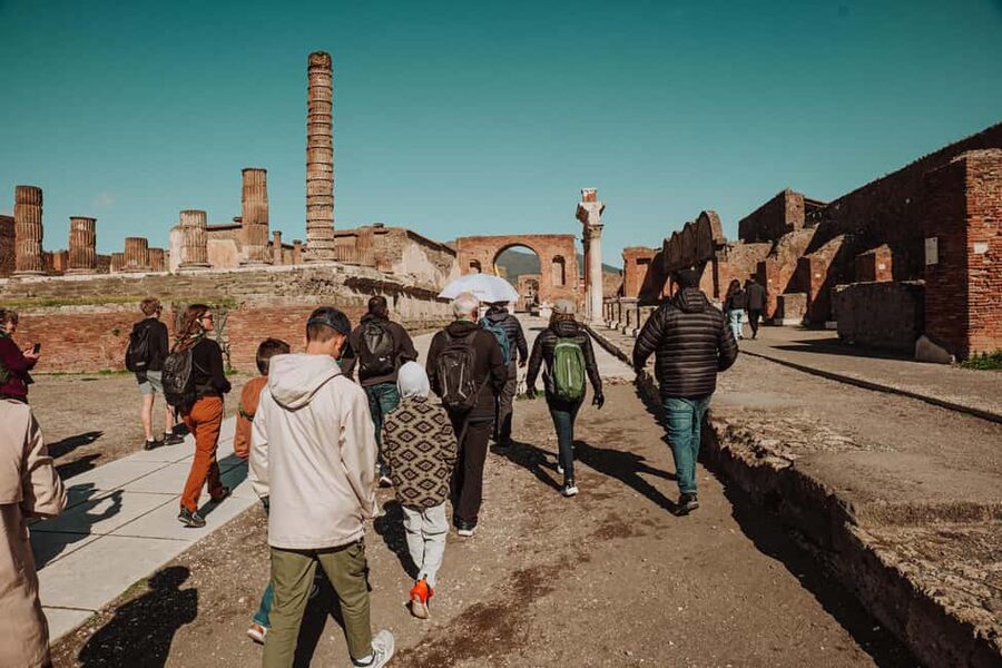 From Naples: Pompeii Small Group Tour - Practical checklist: shoes, water, rain, and ID
