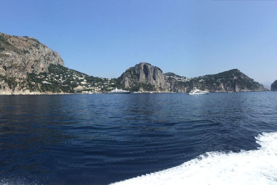 From Naples: Private Capri Boat Excursion - The grotto circuit: Blue, Green, and White Grotto moments