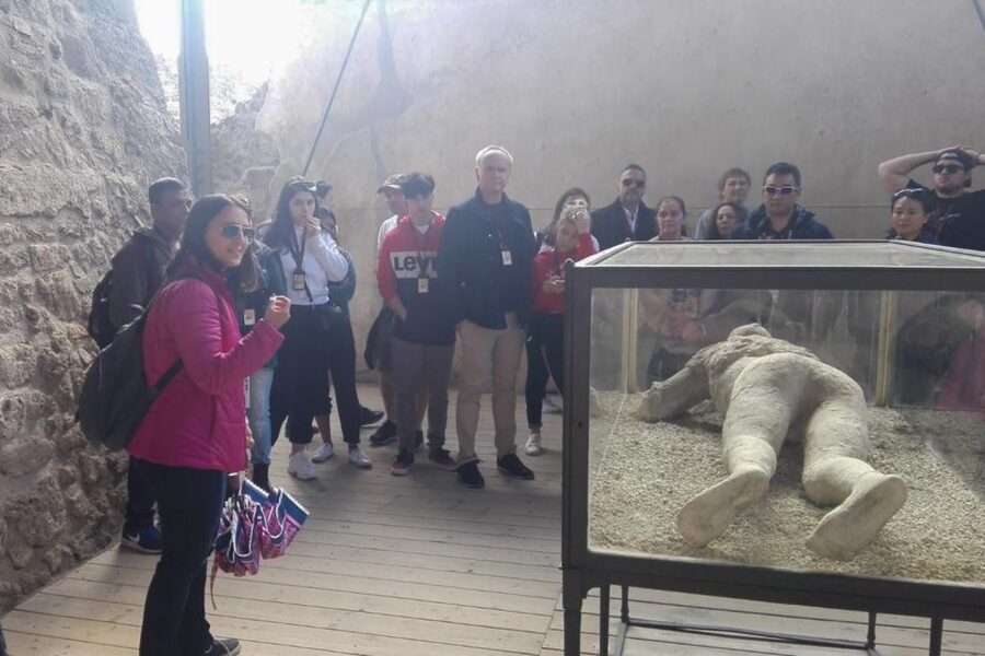 From Naples: Ruins of Pompeii - The Roman Theater and the Street You Can Taste: Theater, Shops, and Bakeries