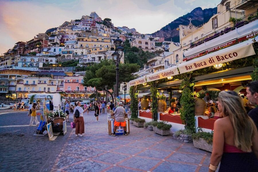 From Naples/Salerno: Pompeii, Sorrento and Amalfi Coast Tour - Transportation and pacing: minibus comfort and onboard help