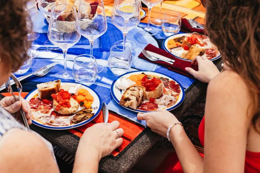 From Naples: Wine Tasting Tour on Vesuvius Slopes with Lunch - The wine tastings: Campania flavors with a volcanic connection