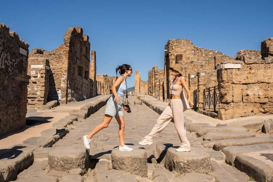From Rome: Luxury Van Day Trip to Pompeii & Sorrento Lunch - Meeting at Via della Polveriera and Getting Out of Rome Smoothly