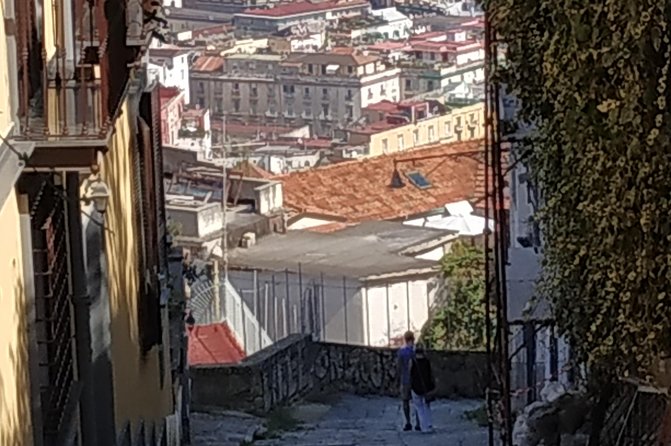 From the Charterhouse to the historic Naples market - The panoramic walk on Pedamentina San Martino: a photo break with real payoff