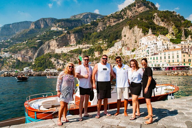 Full day Small Group Boat Tour of the Amalfi Coast from Naples - Li Galli, Praiano, and Furore: the coast scenery you can only get this way