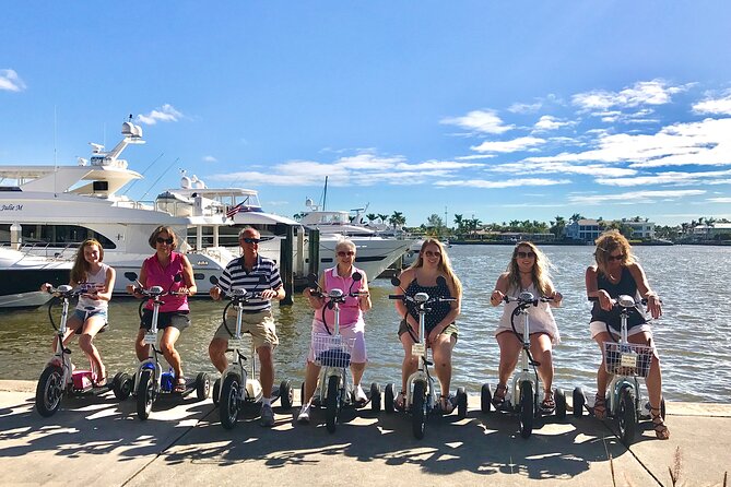 Guided Electric Trike Tour - Downtown Naples Florida - Port Royal: Seeing the Waterfront Home Style from the Road
