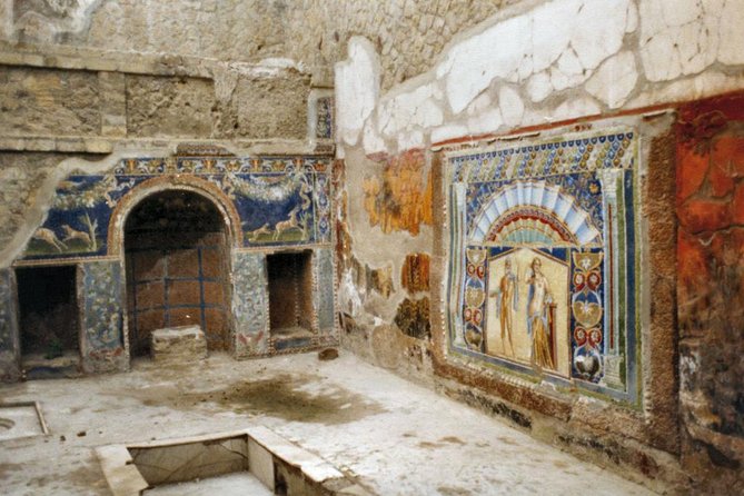 Herculaneum Drive from Naples - Parco Acheologico di Ercolano: frescoes, villas, and the audio guide rhythm