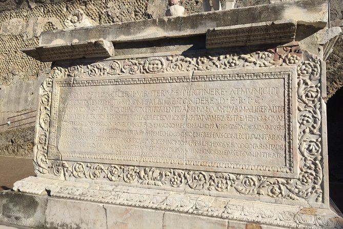Herculaneum Private Walking Guided Tour 2 hours - Timing choices: why a morning start helps
