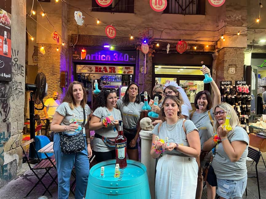 Naples: Bachelorette Party with Insolitaguida - Price and value: $82 per person for 2 hours that feed the fun