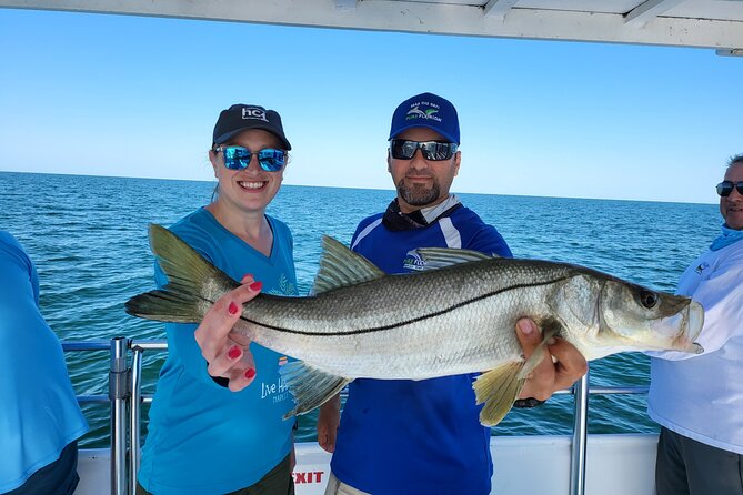 Naples Backwater/Calm Bay Fishing - Gear and bait: you show up, the crew equips you
