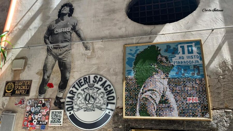 Naples: Diego Maradona Guided City Walking Tour - Vico Lungo del Gelso and the Maradona mural photo stop