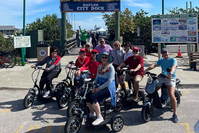 Naples Florida Electric Trike Tour - Fun For The Entire Family! - The 1895 cottage and Tin City: history-lite and waterfront charm