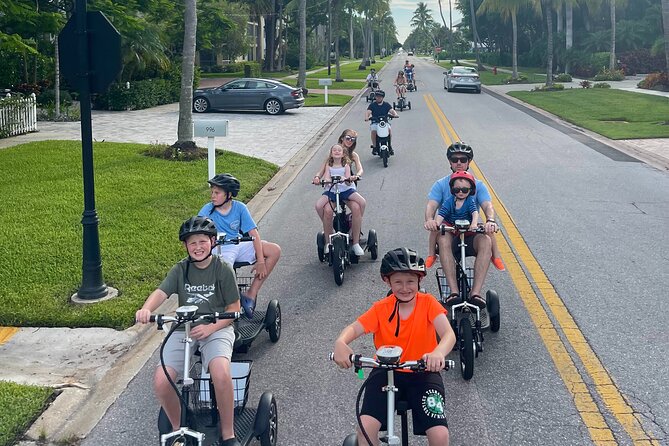 Naples Florida Electric Trike Tour - Fun For The Entire Family! - Safety, comfort, and guides who help first-time riders