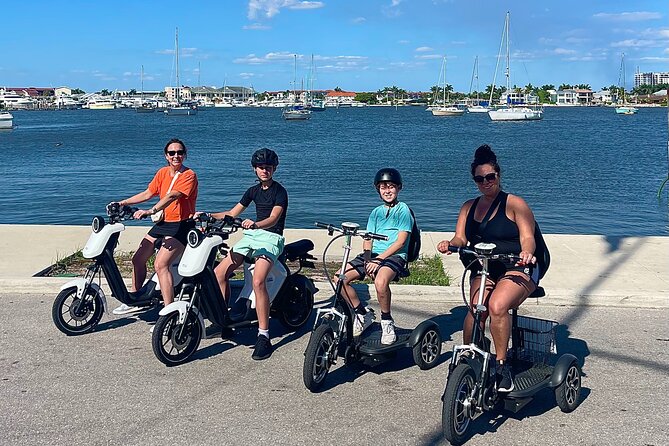 Naples Florida Guided Electric Mix and Match Tour - Family Fun - Crayton Cove and Naples City Dock: Water Adventures and a Dolphin Chance