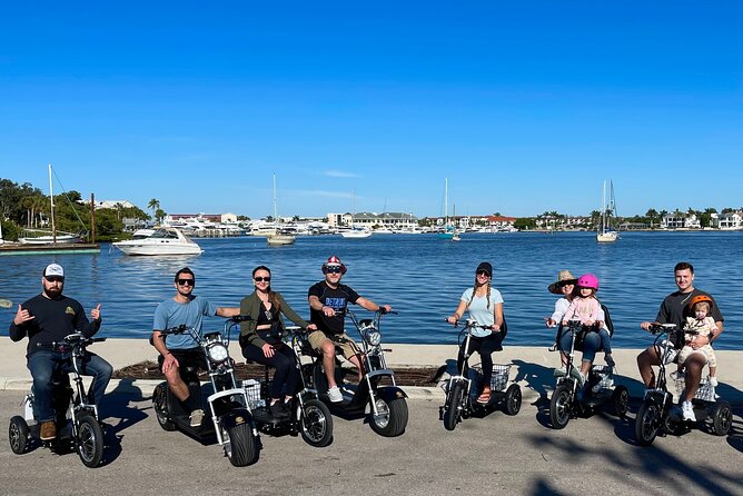 Naples Florida Guided Electric Mix and Match Tour - Family Fun - Naples Pier: Gulf Views, White Sand Steps, and Restrooms