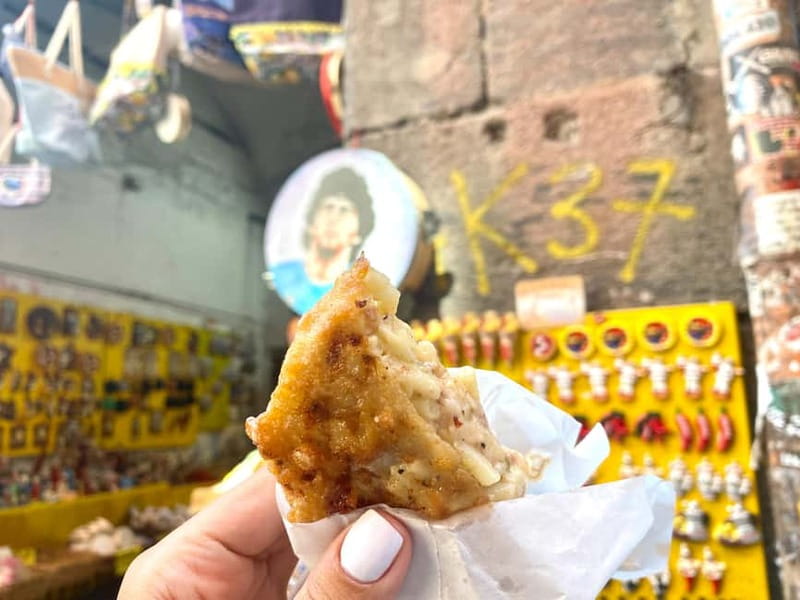 Naples: Old City Center Street Food Tour with Spritz - Via San Gregorio Armeno: cribs, craft shops, and a different kind of Naples