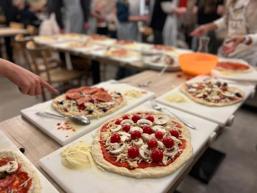 Naples: Pizza and tiramisu making class with unlimited wine - Dough from scratch: ingredients, technique, and the mozzatura lesson