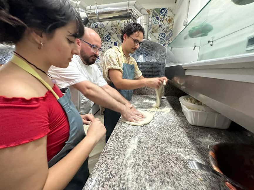 Naples: Pizza Experience and Artisan Tasting - Dough workshop: kneading and that traditional folding technique