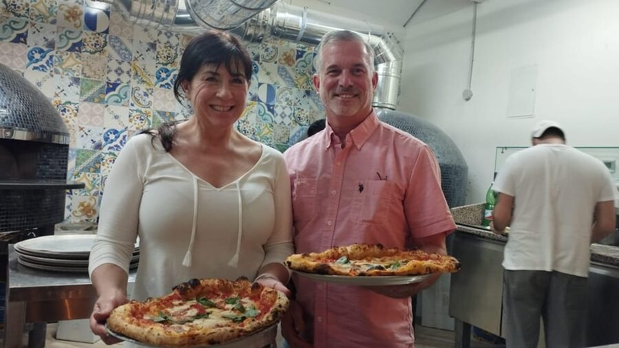 Naples: Pizza Making Class with Neapolitan Chef and drink - The Ingredient Lineup: San Marzano Tomatoes, Mozzarella, Basil