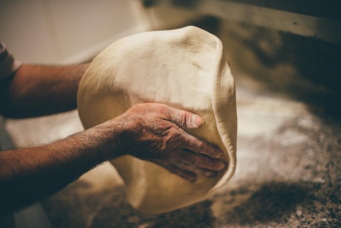 Naples Pizza-Making: From Dough to Dessert & Wine at Pizzeria - Stretchi and Margherita building: thin outside, soft inside