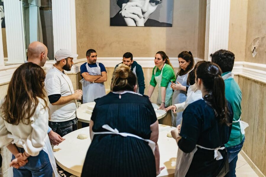 Naples: Pizza-Making Workshop with Drink and Appetizer - Making Neapolitan Pizza from Scratch, Right in the City