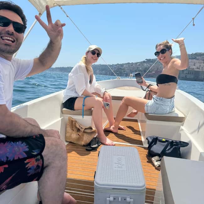 Naples: Private Coastline Boat Tour - From Borgo Marinari past Castel dell’Ovo: the Naples waterfront view that clicks