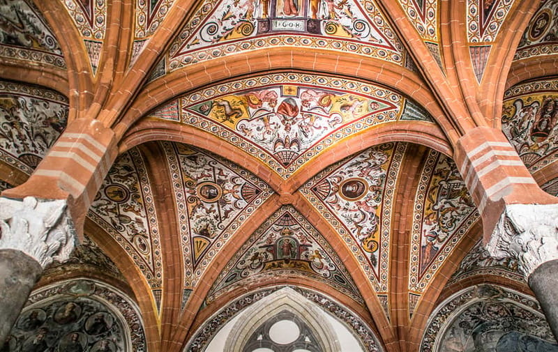 Naples: San Lorenzo Maggiore and Neapolis Sotterrata Ticket - Sisto V Hall frescoes: Franciscan art that earns your time