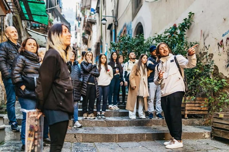 Naples: Spanish Quarters Folk Street Art w/ Sweets Tasting - Where the tour starts: Piazzetta Matilde Serao to Via Toledo