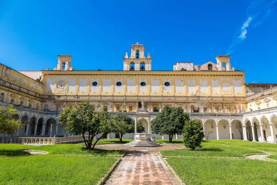 Naples: Walking Through Contrasts and Panoramas - The Certosa Story to the Pedamentina Stairway: 414 Steps With Views