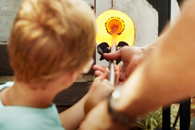 Ornament glassblowing class hosted by Glassblowing in the Garden - Naples Glassblowing in the Garden: A Small-Group, Practical Workshop