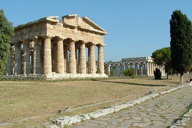 Paestum Greek Ruins - On-site at Paestum: temples first, museum as your choice