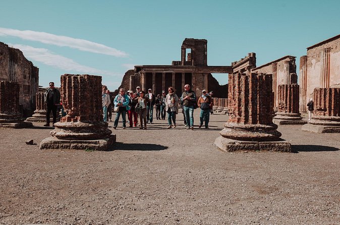 Pompeii and Mount Vesuvius Small Group Tour from Naples - Basilica, Forum, and the Granaries: reading Pompeii’s public spaces